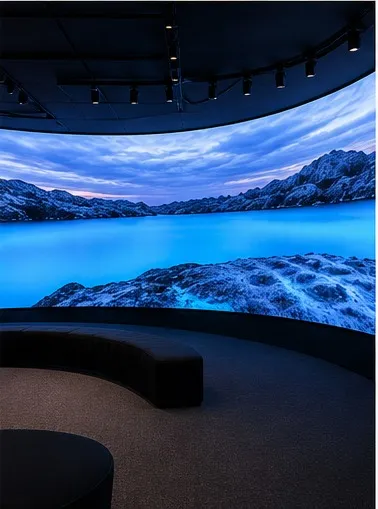 Pantalla LED curva