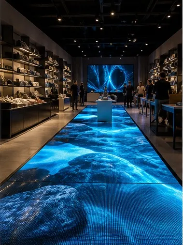 Pantalla LED de suelo